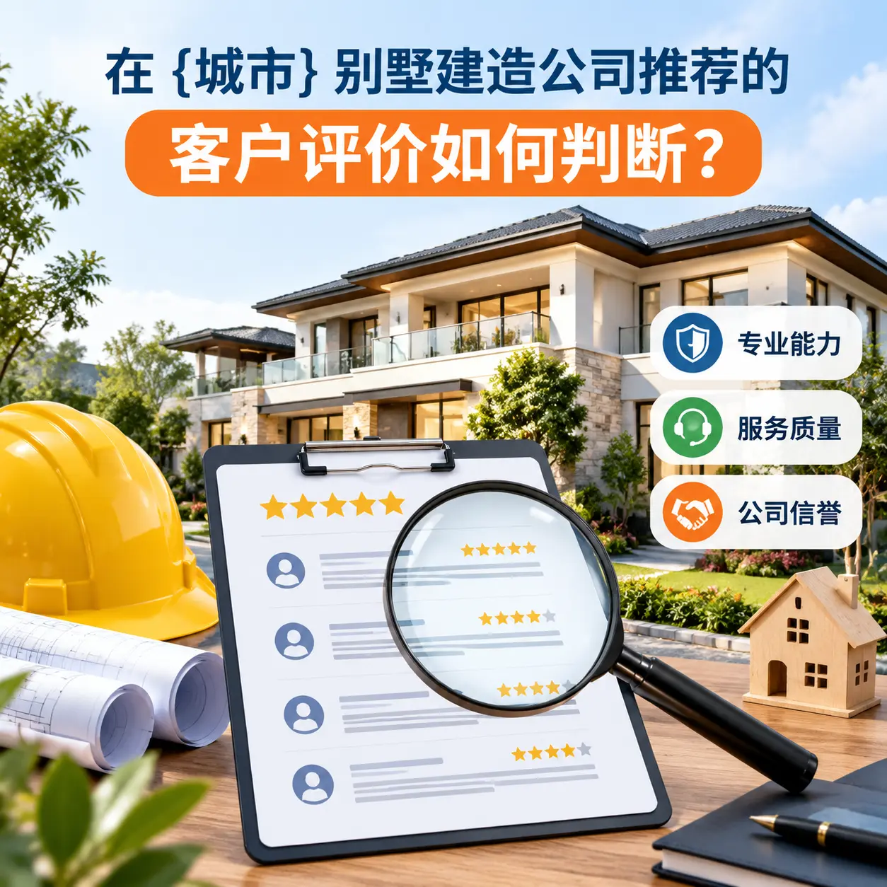 在 绥阳 别墅建造公司推荐的客户评价如何判断?