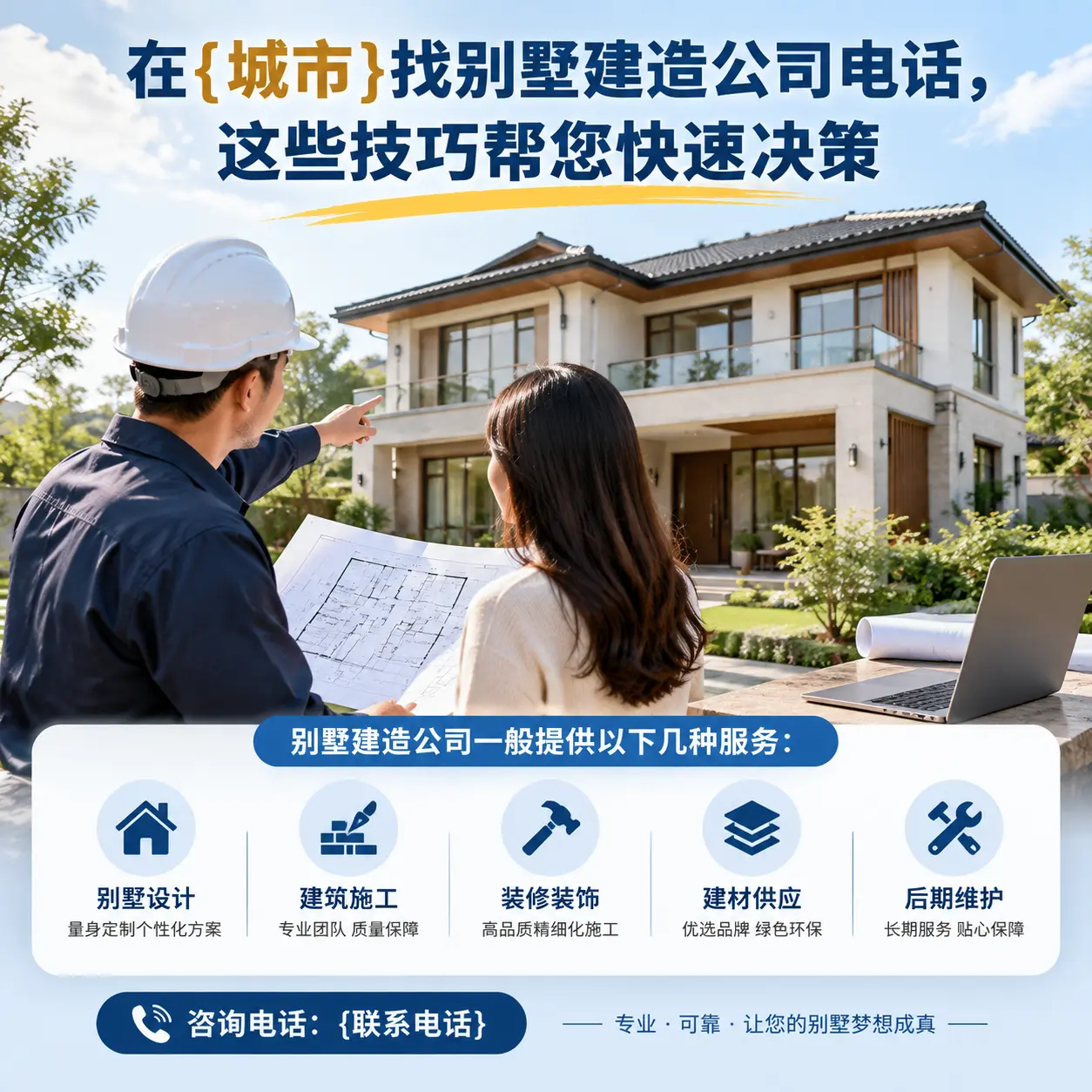 在绥阳找别墅建造公司电话，这些技巧帮您快速决策