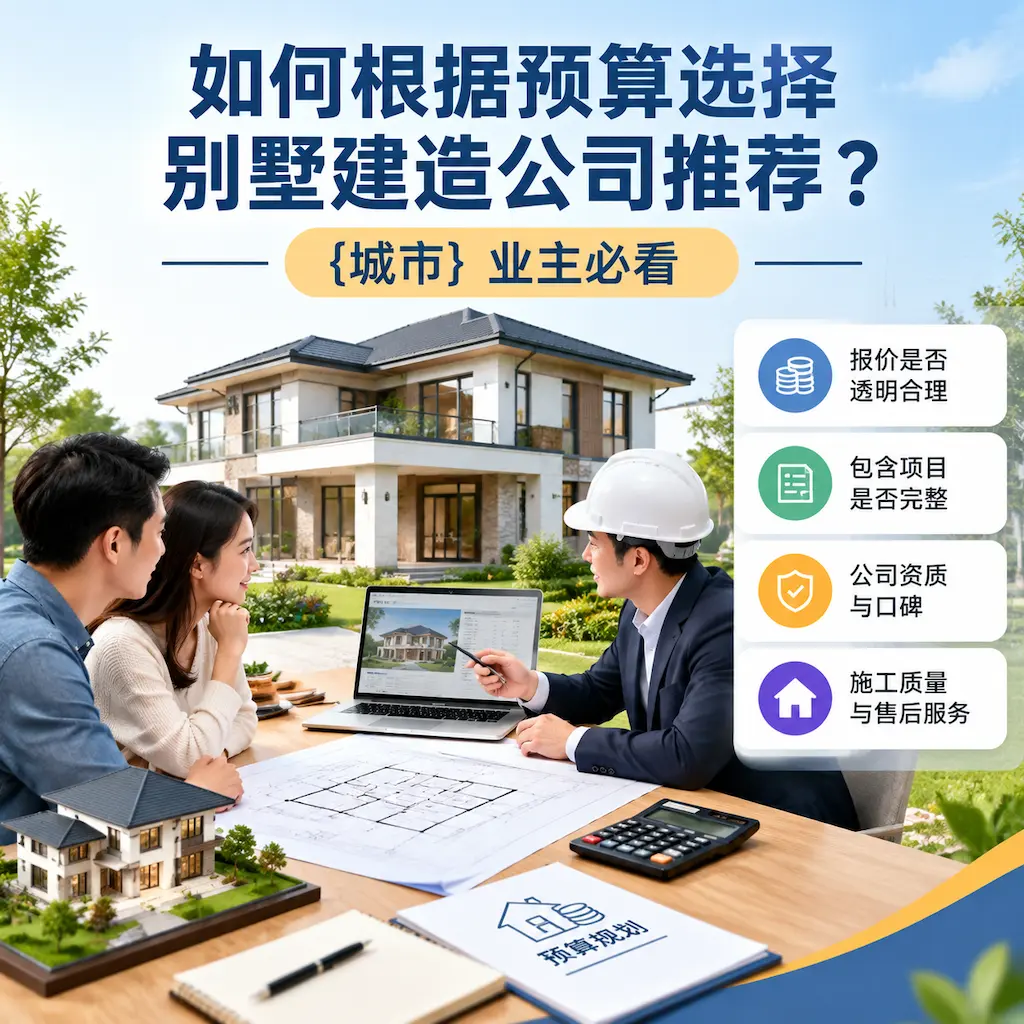 如何根据预算选择别墅建造公司推荐? 绥阳 业主必看